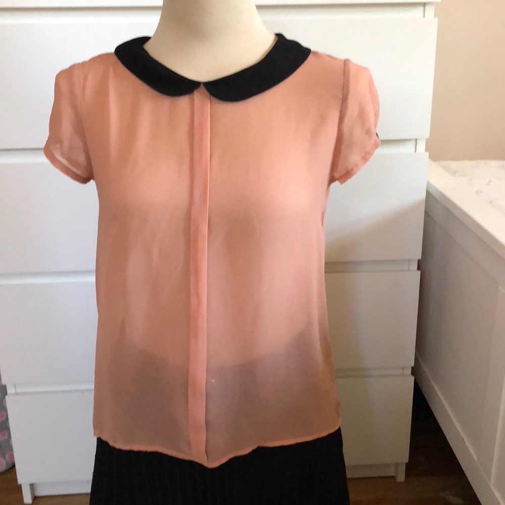 Peter Pan collar blouse